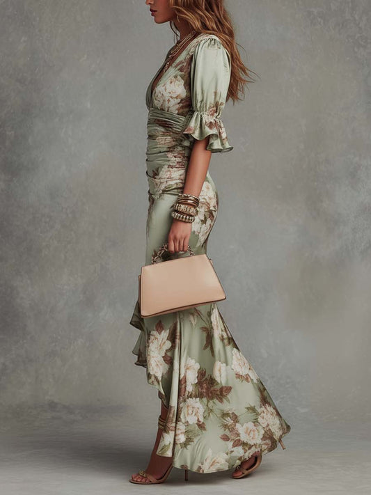 Anastasia vestido floral detalle