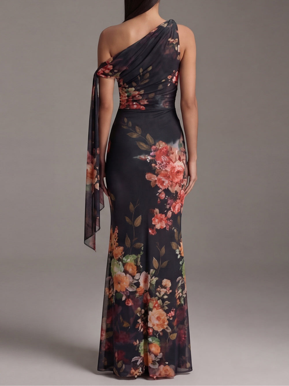 Carmen | Vestido Maxi Plisado Hombro Descubierto