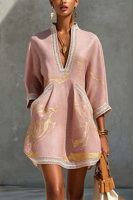 Pirella vestido tunica detalle