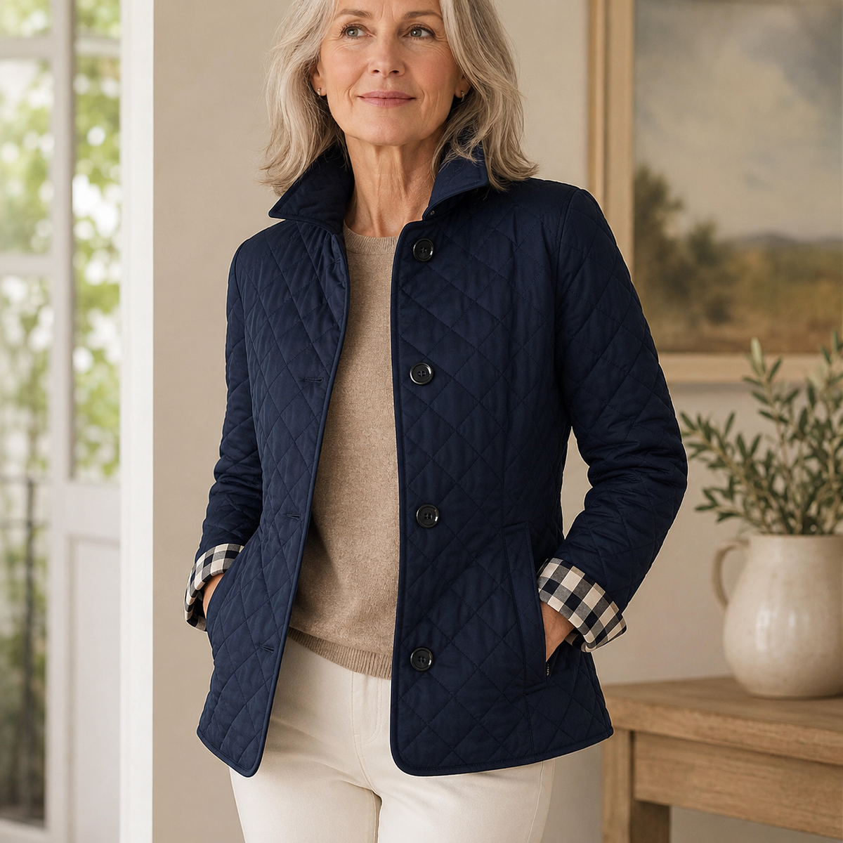 Chloé chaqueta acolchada color azul