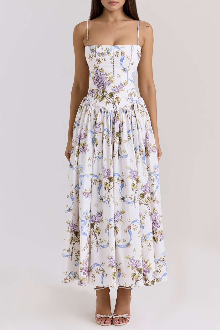 Estrella | Vestido midi floral