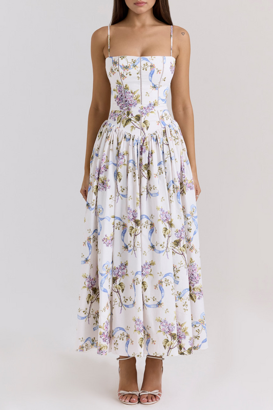Estrella | Vestido midi floral