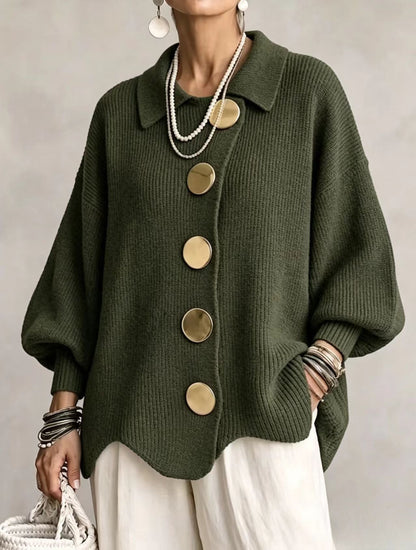 Dora cárdigan oversize - Verde