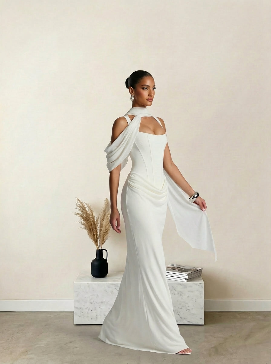 Vestido Sculpt Plisado Allegr