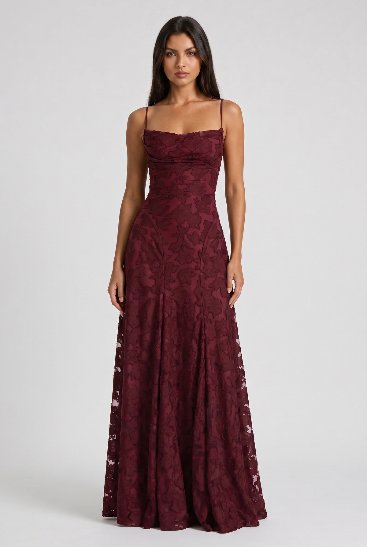Louise Vestido Maxi Drapeado