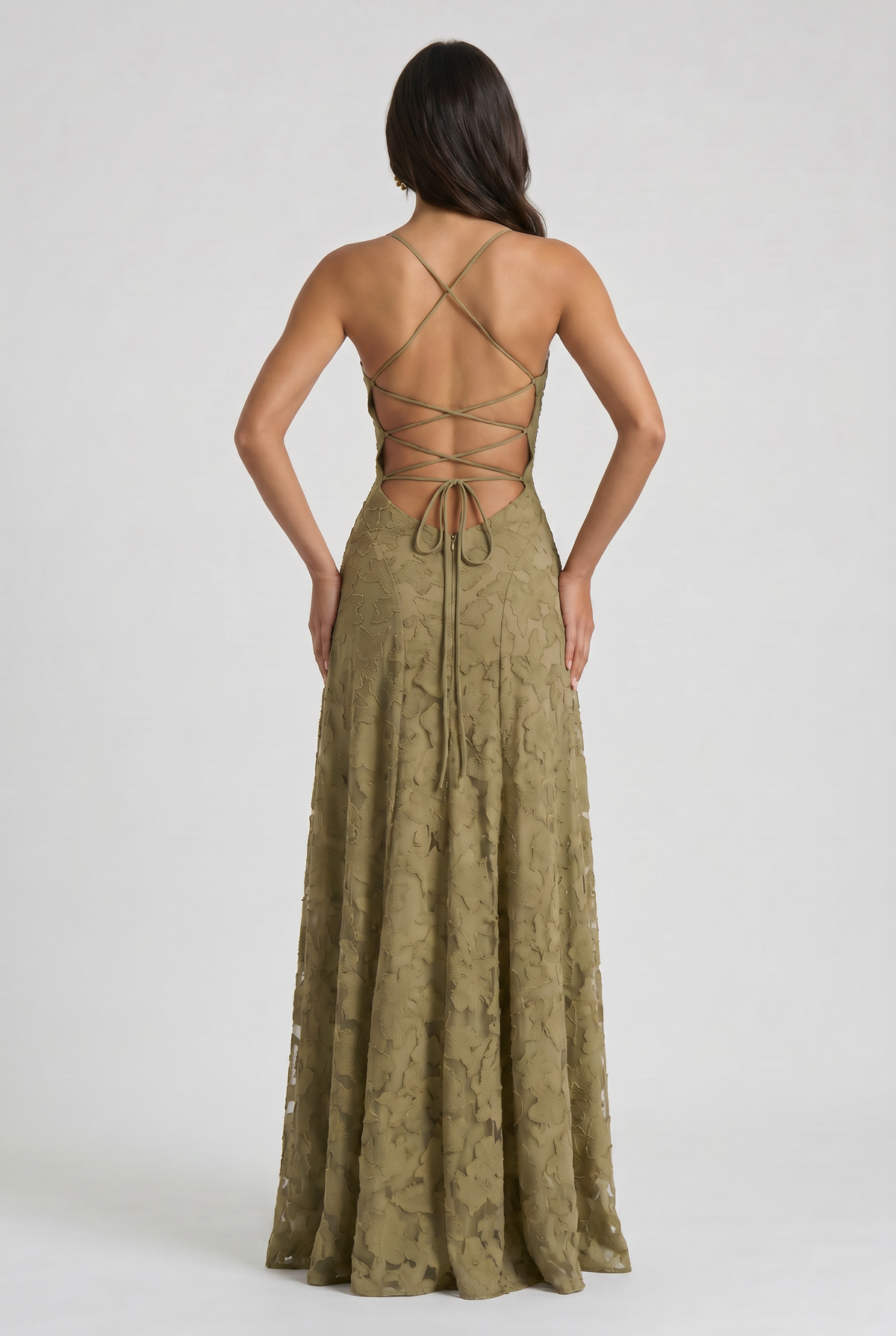 Louise Vestido Maxi Drapeado