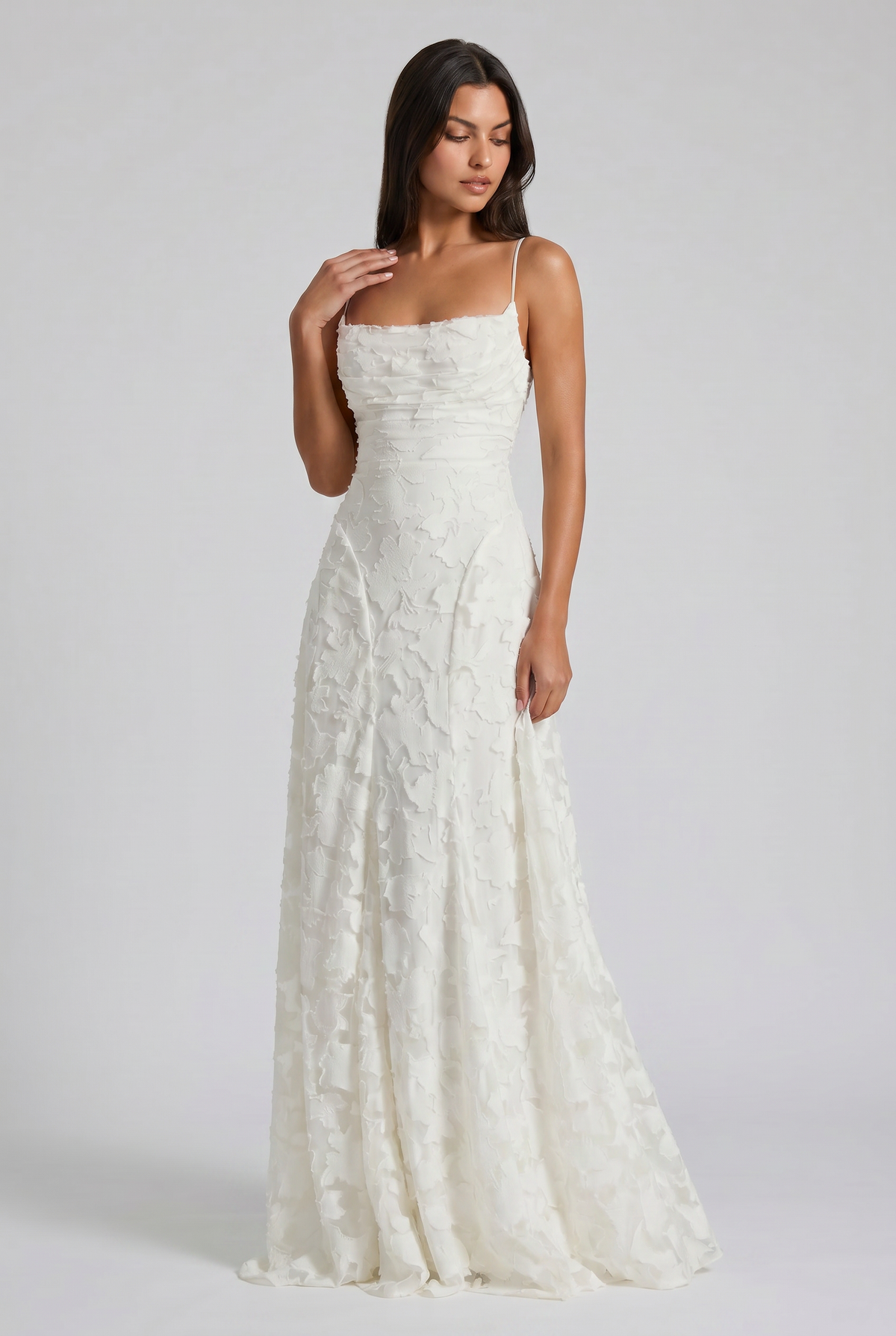 Louise Vestido Maxi Drapeado