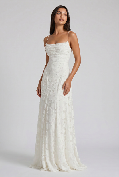 Louise Vestido Maxi Drapeado