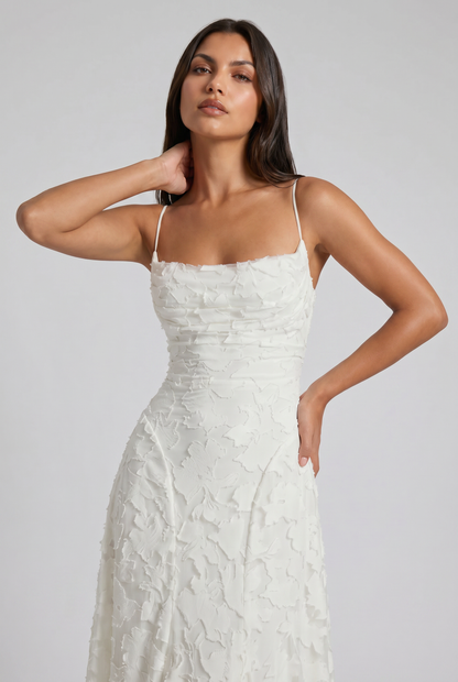 Louise Vestido Maxi Drapeado