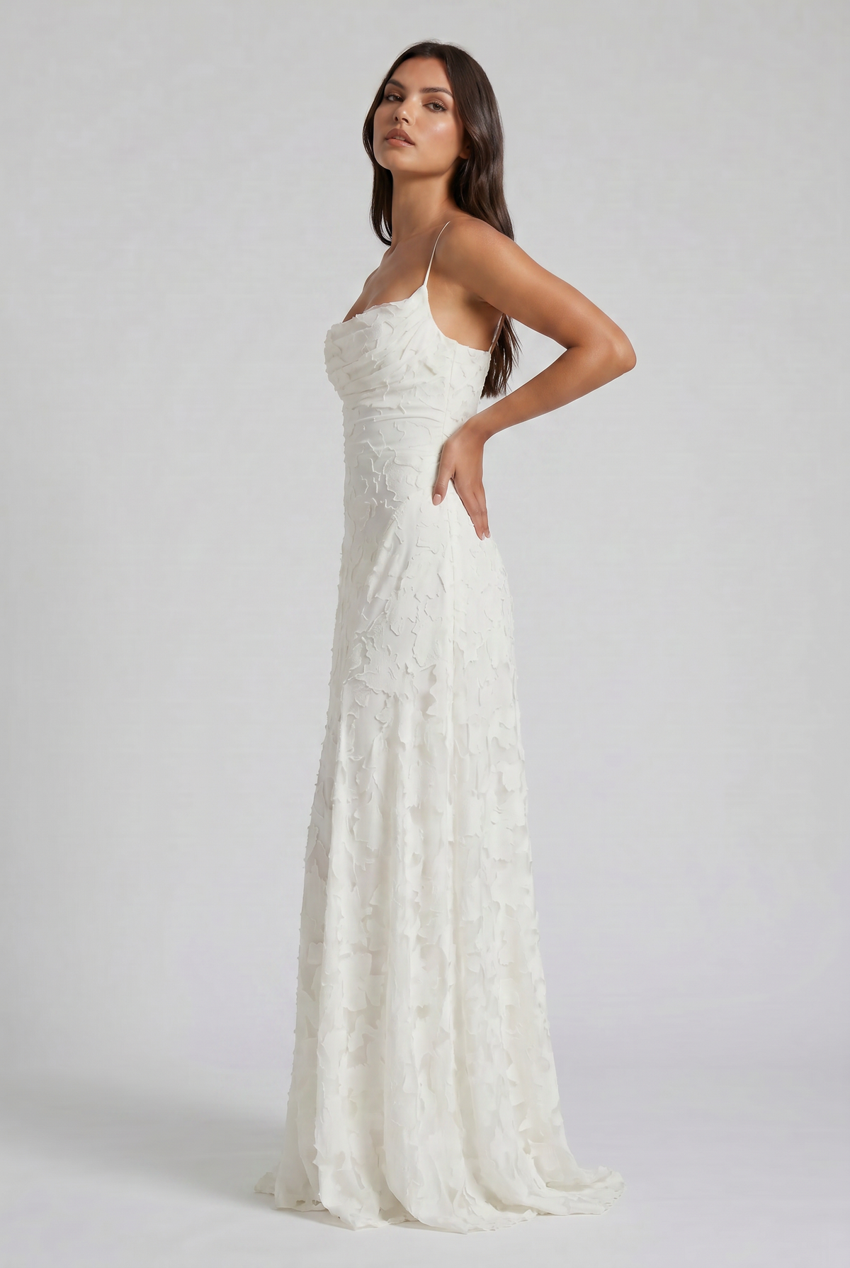 Louise Vestido Maxi Drapeado