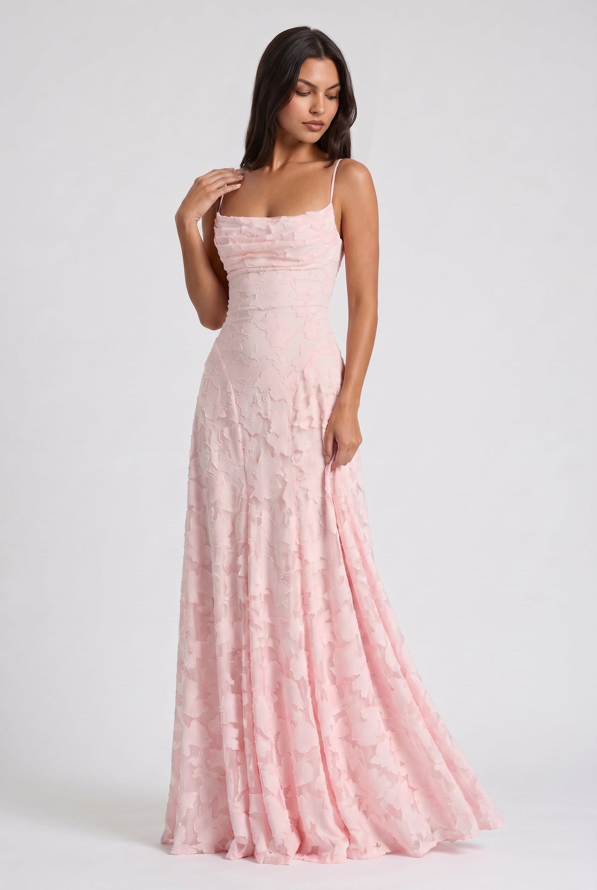 Louise Vestido Maxi Drapeado