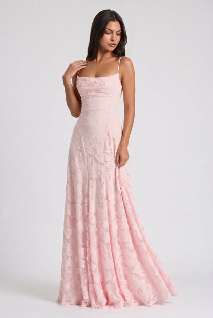 Louise Vestido Maxi Drapeado