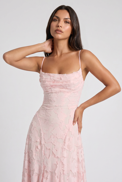 Louise Vestido Maxi Drapeado