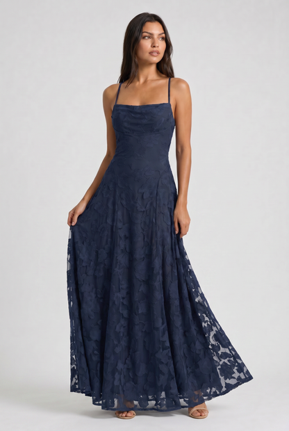 Louise Vestido Maxi Drapeado