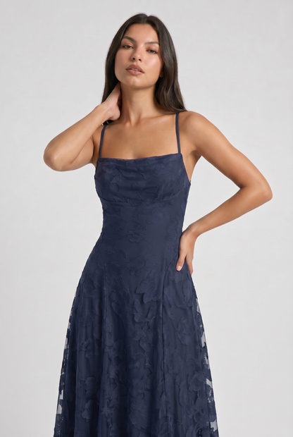 Louise Vestido Maxi Drapeado