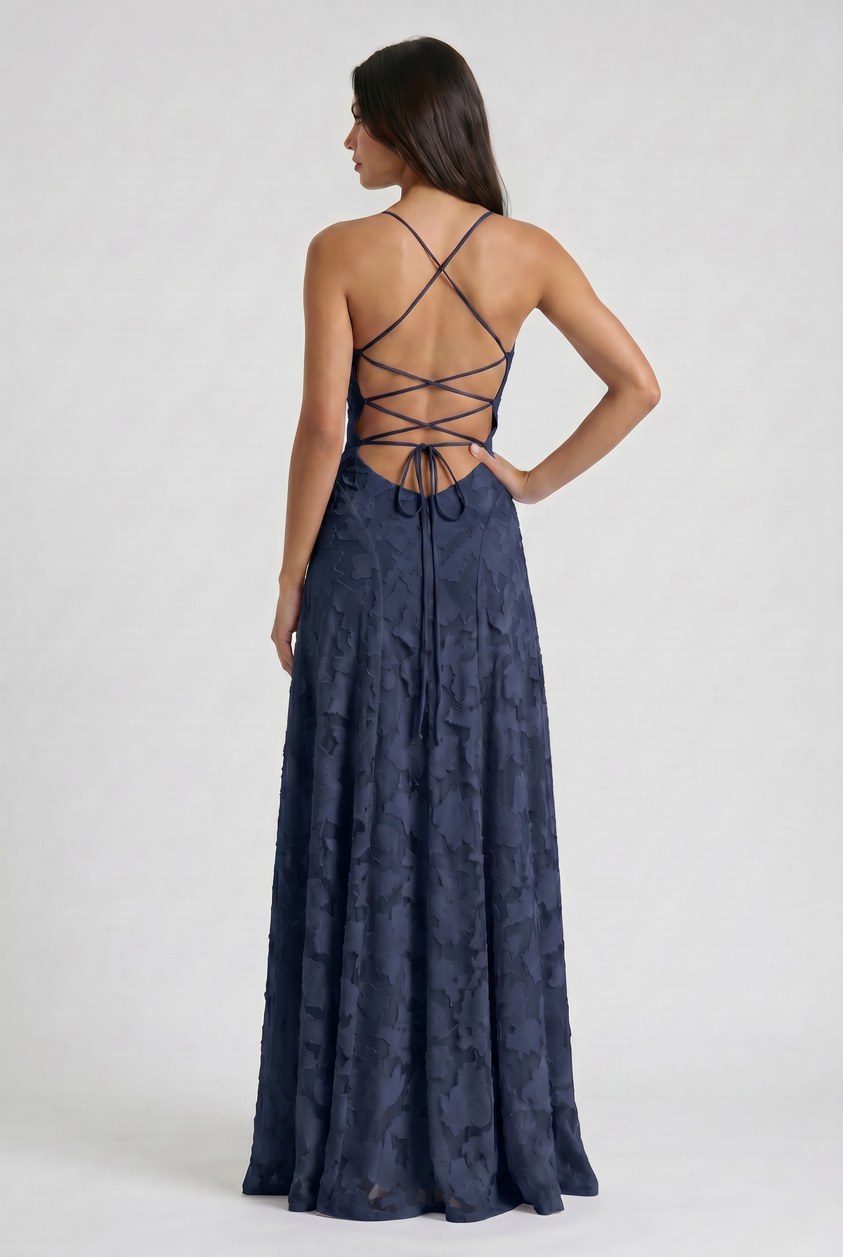 Louise Vestido Maxi Drapeado