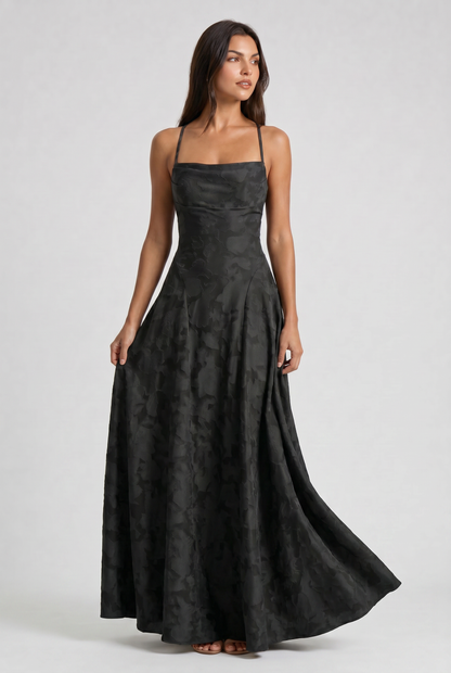 Louise Vestido Maxi Drapeado