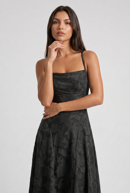 Louise Vestido Maxi Drapeado