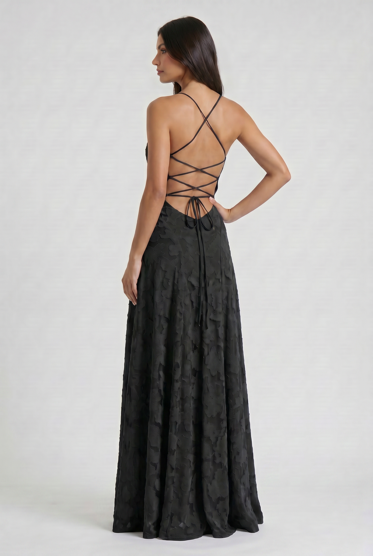 Louise Vestido Maxi Drapeado