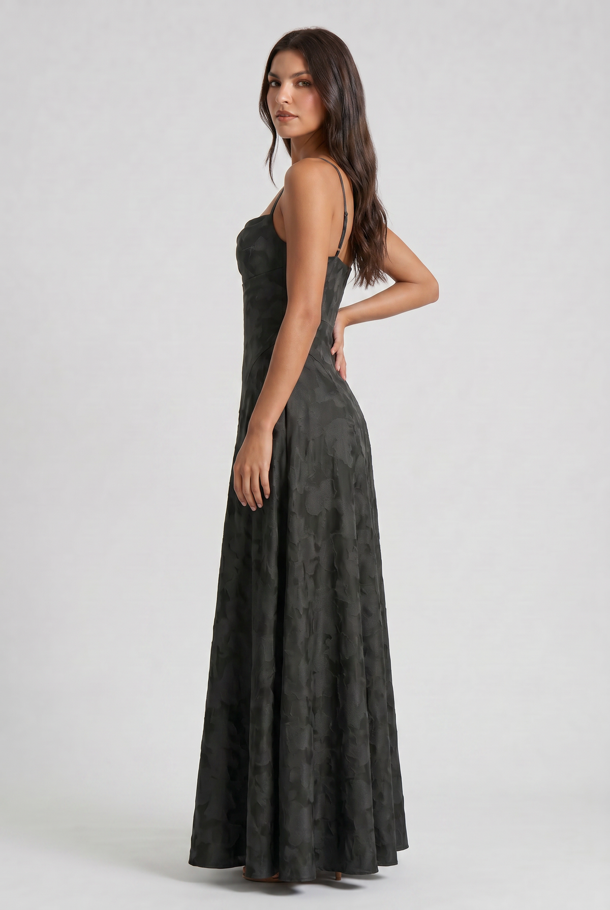 Louise Vestido Maxi Drapeado