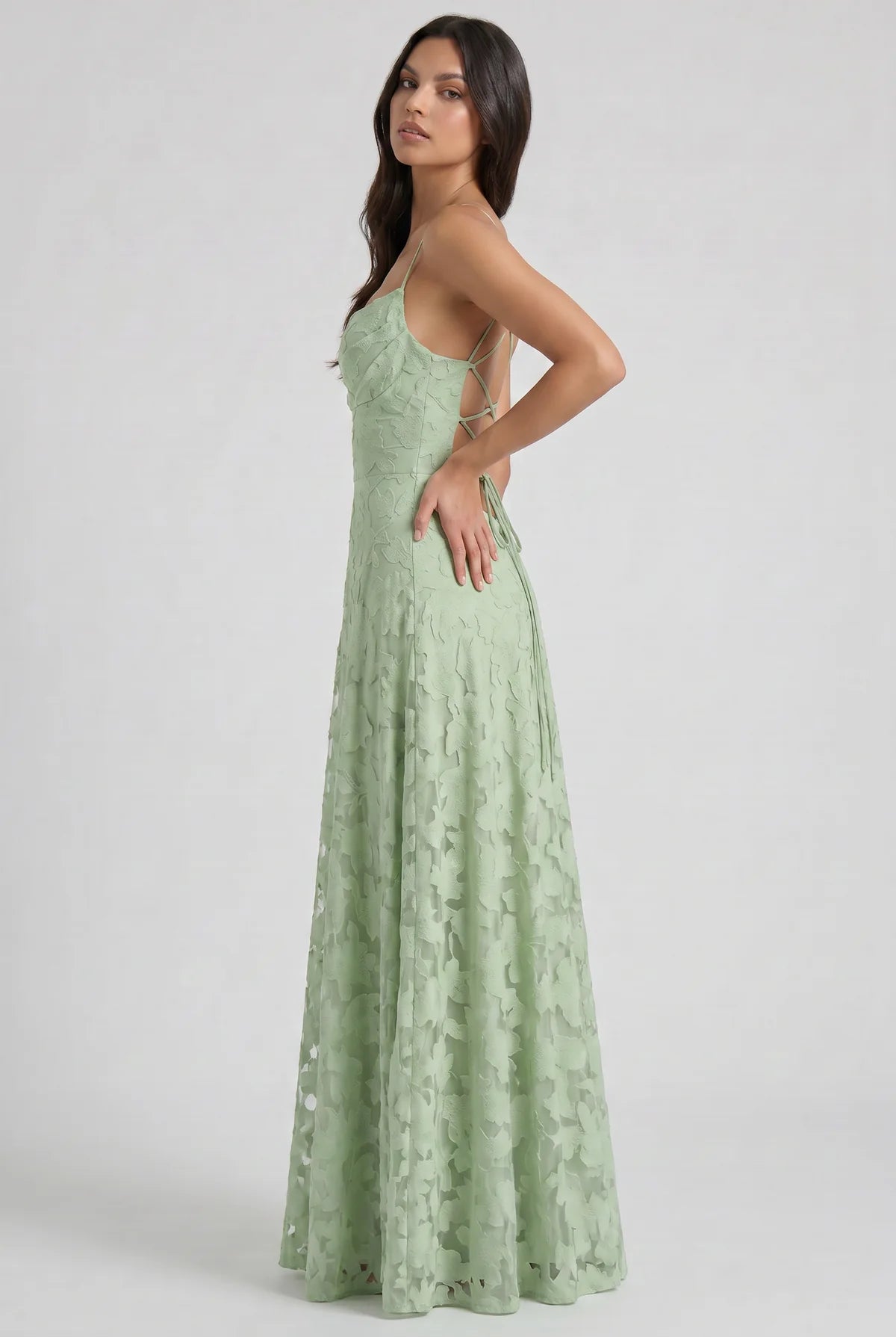 Louise Vestido Maxi Drapeado