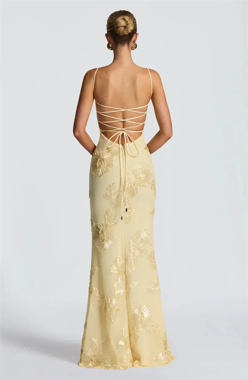 Lila | Corte Sirena y Espalda Descubierta