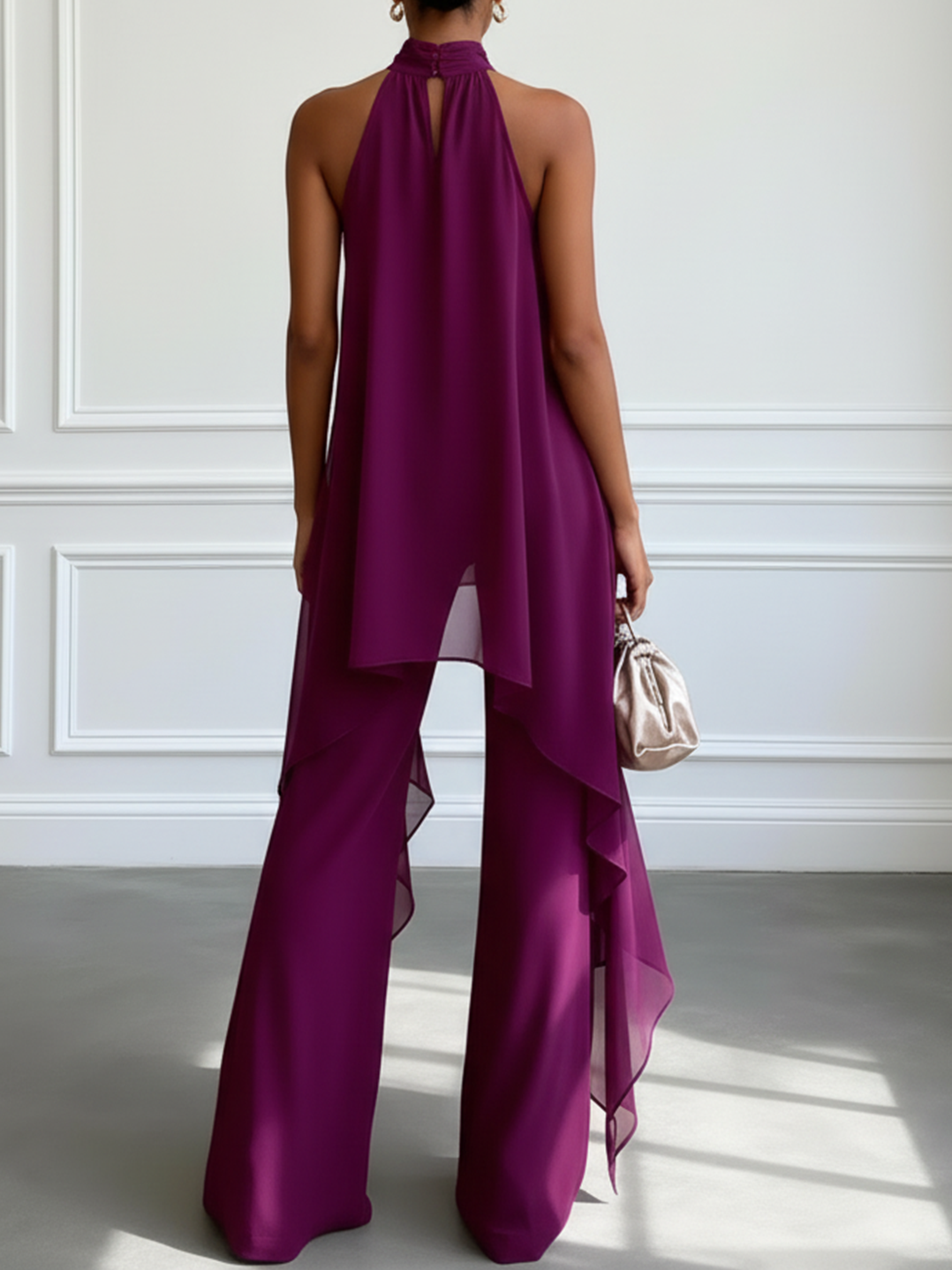 Violeta | Conjunto Top Morado y Pantalón