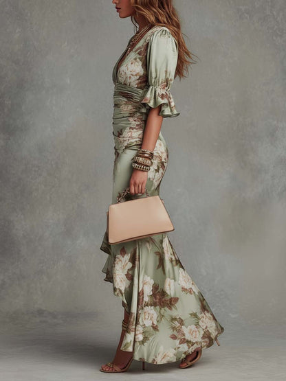 Anastasia vestido floral detalle