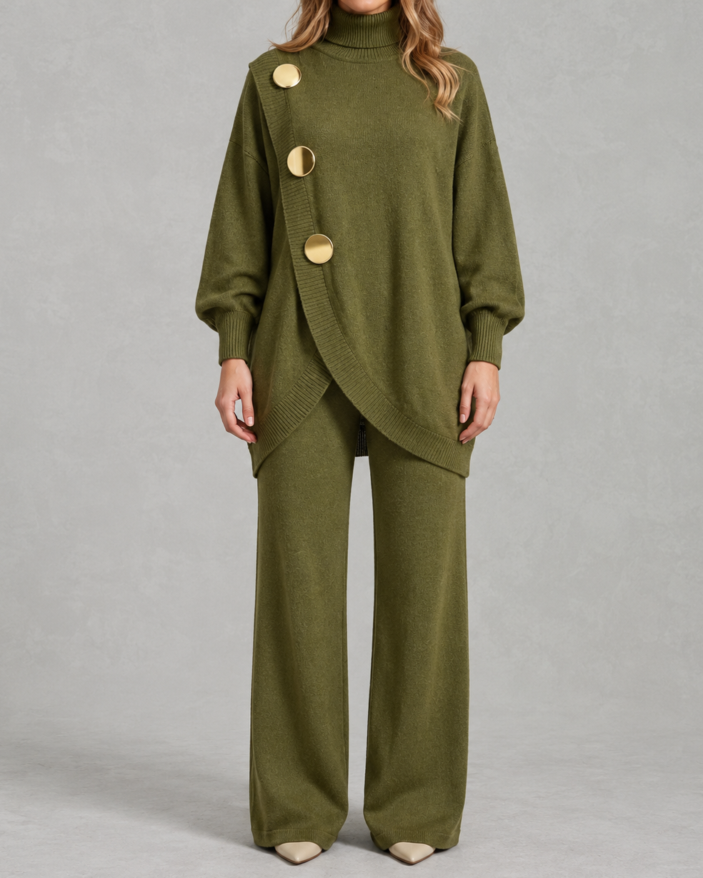 Cecilia conjunto de punto verde bosque