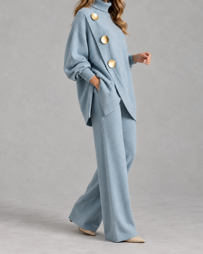 Cecilia conjunto de punto azul glaciar