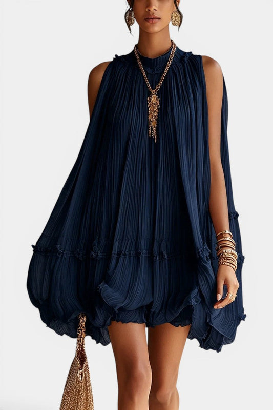 Khalani vestido corto plisado - Bianca Sarto