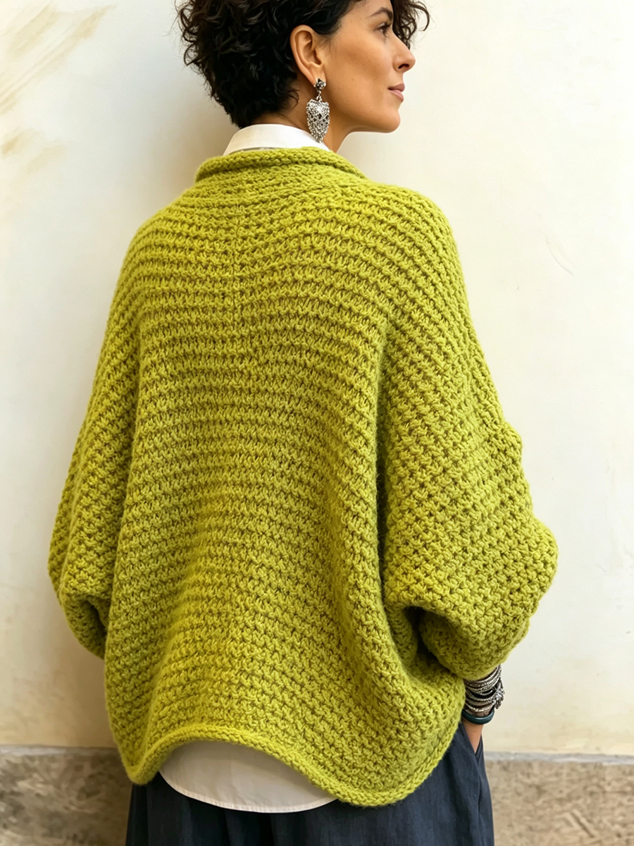 Adela - jersey oversize detalle