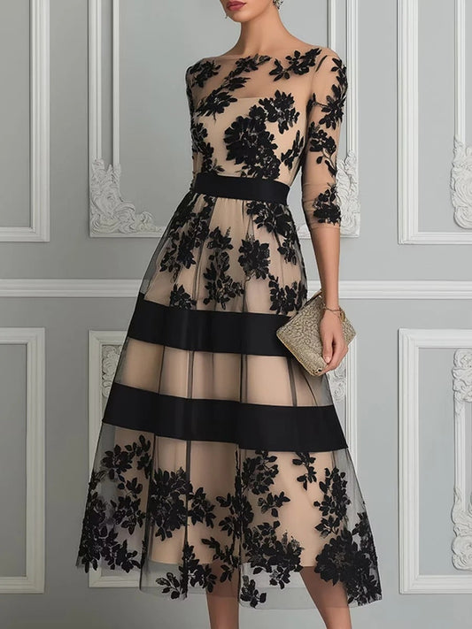 Valentina - Vestido de noche midi